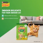Friskies Indoor Delights Adult Dry Cat Food – made with Chicken, Salmon, Tuna and Vegetables - Image 5