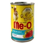 Me-O Canned Cat Food Adult Tuna With Chunky Sardine Jelly, 400g