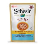 Schesir Wild Tuna with Squid Soup for Adult Cats, 85g