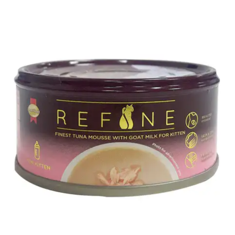 Smart Heart Refine Kitten Food Tuna Mousse with Goat Milk for Kittens 80g