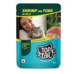 Top tail Adult Shrimp and Tuna Wet Food for Cats 85 g