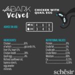 Schesir After Dark Velvet Mousse For Cat - Chicken With Quile Egg, 80g - Image 3