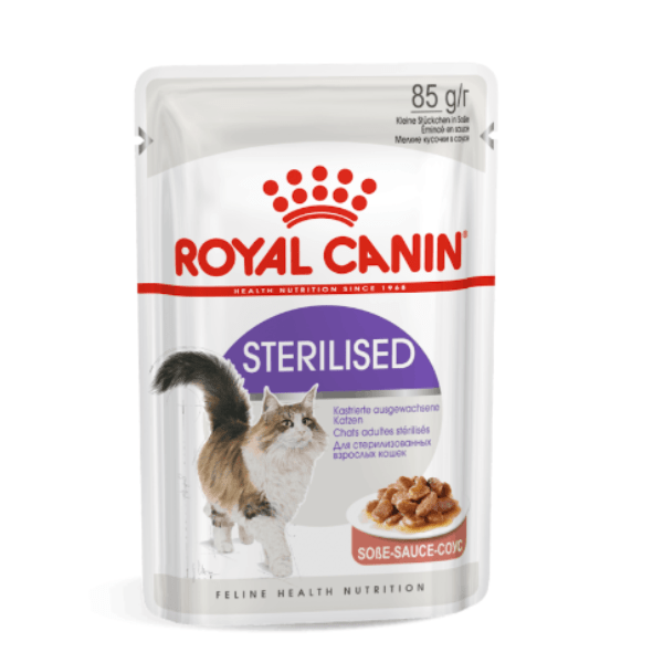1-1-1.png Royal Canin Sterilised Gravy Adult Wet Cat Food - 85g