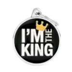 I'm The King Name Tag