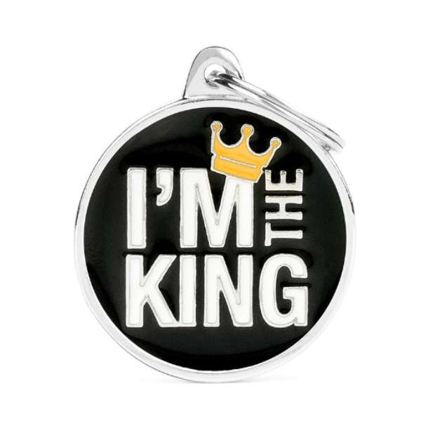 I'm The King Name Tag