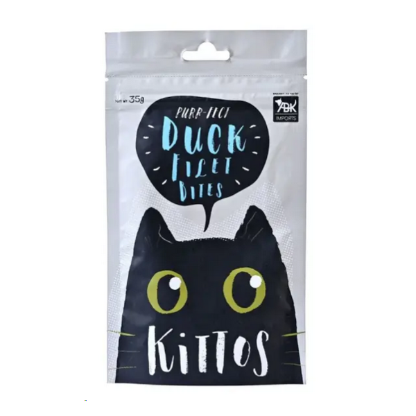 Kittos Duck Cat Treats 35g pack