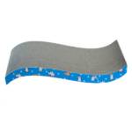 Ezra Wave Cat Scratcher with catnip