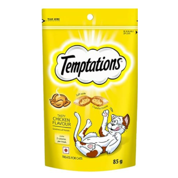 Temptations Tasty Chicken Cat Treat - 85g