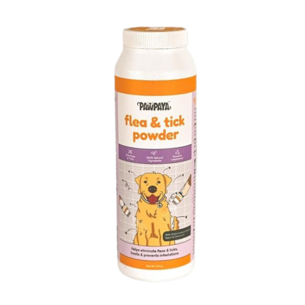 Pawpaya Tick and Flea Powderm, 100g