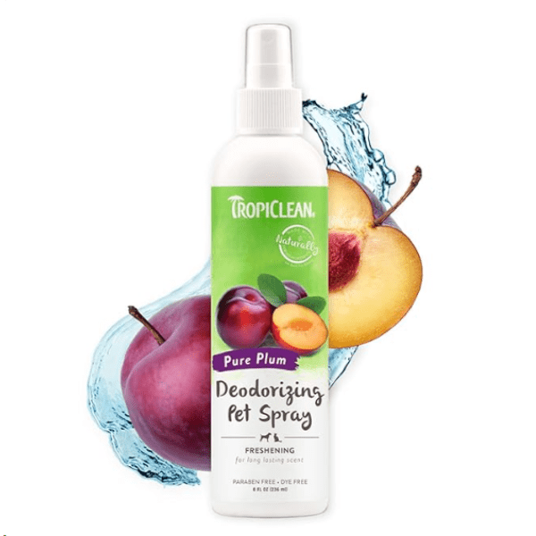 TropiClean Pure Plum Deodorizing Pet Spray, 236 ml