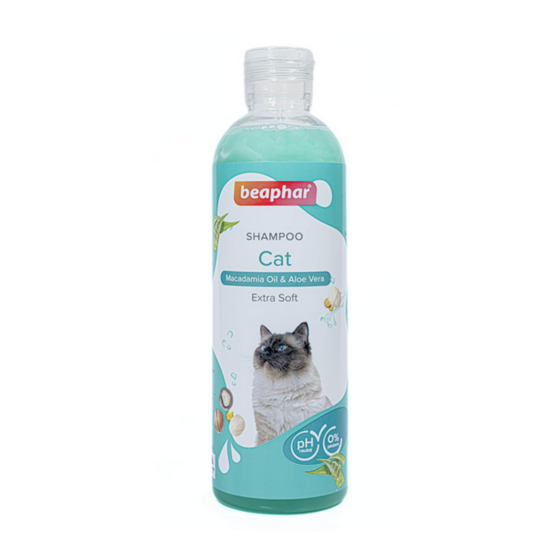 Beaphar Macadamia Oil & Aloe Vera Cat Shampoo - 250ml