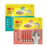 Me O Creamy Salmon and Creamy Tuna Bonito Cat Treat Combo (2 x 300 g)