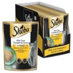 Sheba Rich Premium Tuna Pumpkin & Carrot In Gravy Wet Cat Food, 70 gm
