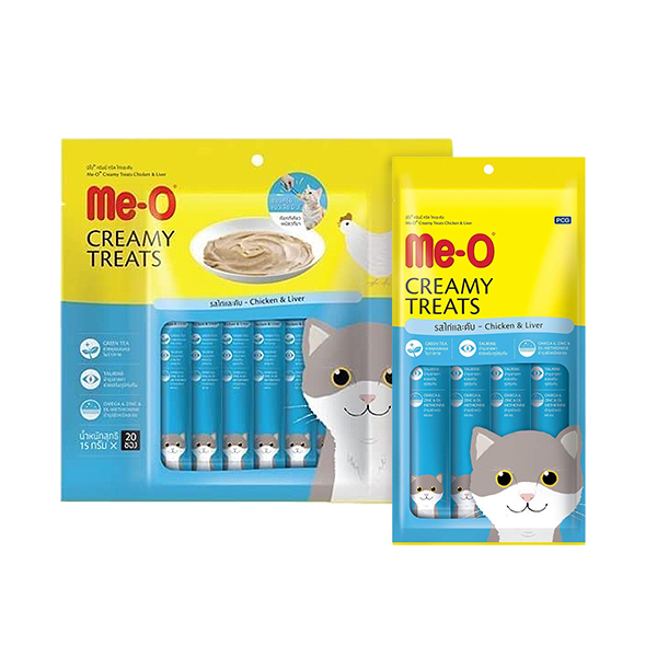 172.jpg Me O Creamy Chicken and Liver Cat Treat Combo (300 g + 60 g)