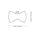 Red Bow Tie Name Tag - Image 2
