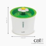 Catit Drinking Flower Fountain for Cats, 2.5 Litres - Image 9