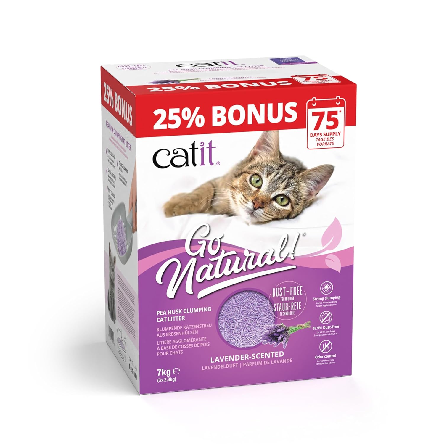 257861.jpg Catit Natural Pea Husk Cat Litter, 7 kg