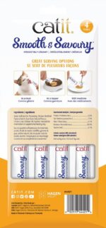 Catit Smooth & Savoury lickable Treats for Cat and kittens, Chicken with Liver, Pack of 2 - Image 6
