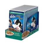Felix Gravy Lover Meaty Mackerel Chunks Wet Cat Food, 70g