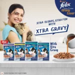 Purina Felix Gravy Lover Meaty Salmon Chunks Wet Cat Food, 70g - Image 3