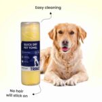 Trimz Quick Dry Absorption Towel for Dogs and Cats (Yellow) - Image 5