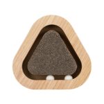 Trixie Scratching Cardboard with Balls, Catnip, 36 x 5 x 36/36 cm, Grey - Image 2