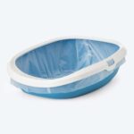 Savic Gizmo Cat Litter Tray with Rim - Twilight Blue - Image 2