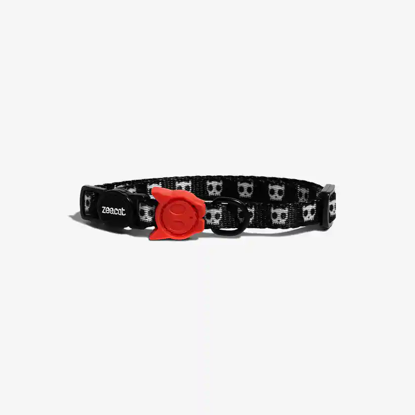 3YjtAccEk-product.webp Zee.dog Skull Collar for Cat - Image 1
