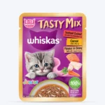 Whiskas seafood kitten cat food gravy pack