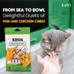 Kittos Fish Chicken Cubes Cat Treats, 35 g - Image 2