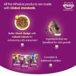 Whiskas Salmon in Gravy Wet Adult Cat (+1 year) Food - 85gm - Image 9