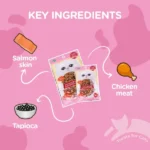 Cataholic Chicken and Salmon Cubes Cat Treats - 80 g - Image 4