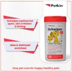Petkin Itch Pet Wipes - 30 Wipes - Image 4