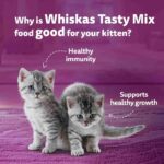 Whiskas Tasty Mix Junior Pouch Chicken Tuna Sweet Potato Flavor in Gravy for Cats 70g - Image 10