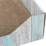 Trixie Scratching Bed Cardboard Catnip (45 x 12 x 33 cm, Turquoise) - Image 5