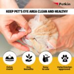 Petkin Jumbo Eyewipes (80 Counts) - Image 5