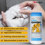 Petkin Jumbo Eyewipes (80 Counts) - Image 4