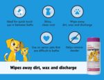 Petkin Jumbo Earwipes(80 Counts) - Image 3