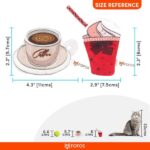 Barkbutler X Fofos Yummy Diet Ice-Cream & Coffee Plush Cat Toy - Image 3