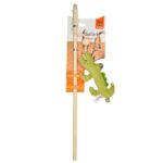 Barkbutler x Fofos Crocodile Interactive Stick Teaser Cat Toy
