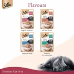 Sheba Premium Fish Mix Skipjack & Salmon Wet Cat Food - 35g - Image 7