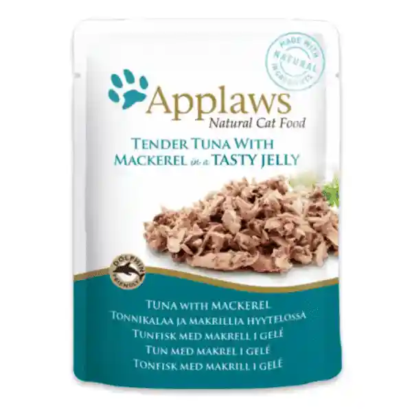 Applaws Tender Tuna with Mackerel in Tasty Jelly Pouch Cat Wet Food 70g