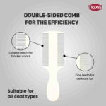 Trixie Flea and Dust Comb for Dogs and Cats, Double Sided 14 cm - Image 3