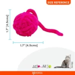 Barkbutler x Fofos Ball Box Yarn Ball Cat Toy - 1 piece - Assorted - Image 3