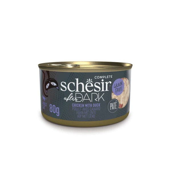 Schesir After Dark Cat Pate Chicken and Duck, 80 g