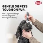 Trixie TR500 Slim Cordless Clipper – Precision Trimming for Paws and Face - Image 3