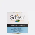 Schesir Tuna Whole Meat With Hake In Jelly Canned Cat Wet Food, 85g