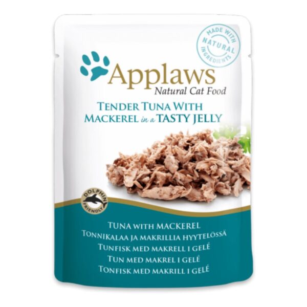 Applaws Tuna with Mackerel in Jelly Wet Cat Food, 70g