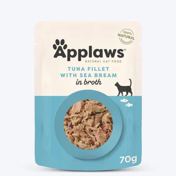 Applaws Tuna Fillet with Sea Bream Wet Cat Food