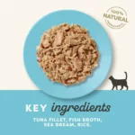 Applaws Tuna Fillet with Sea Bream Wet Cat Food, 70g - Image 3